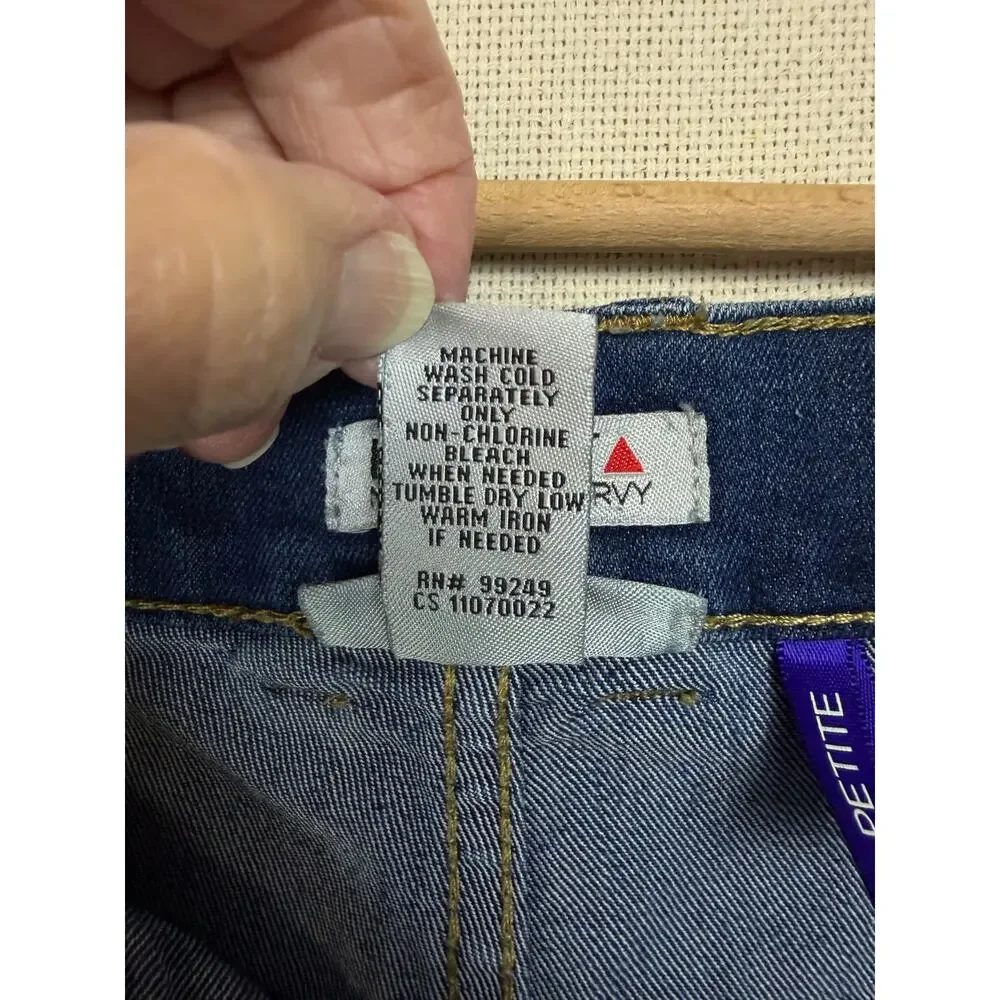 Catherines Right Fit Jeans Plus Sz 20WP Moderately‎ Curvy Cropped